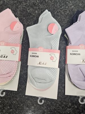 LADIES COLOUR TAWAAF SOCKS 3PK