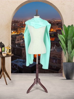 DUBAI SHIMMER SCARVES - TURQ