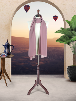 TURKISH CHIFFON SCARVES - MAUVE