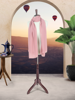 TURKISH CHIFFON SCARVES - CREPE PINK