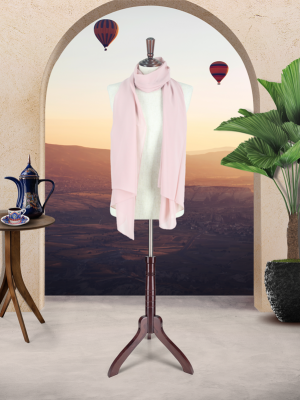 TURKISH CHIFFON SCARVES - BLUSH MINK