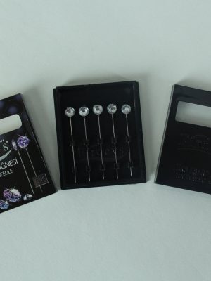 FIRDEVS DIAMANTE PINS - SILVER