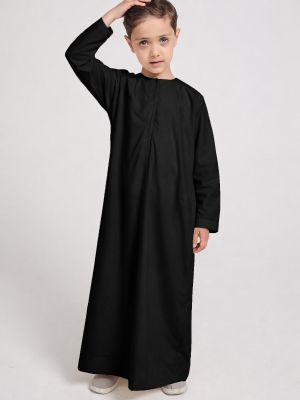 EMIRATI COTTON BOYS - BLACK
