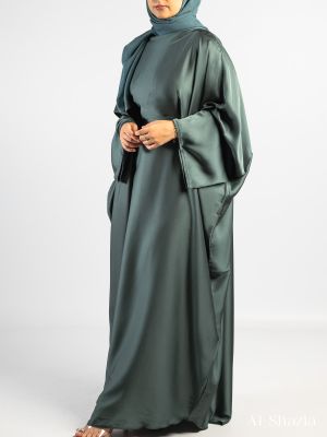SATIN FARASHA - EMERALD