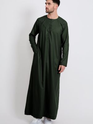 EMIRATI COTTON - FOREST GREEN