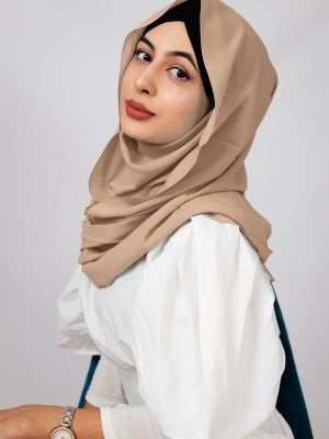SHARQIAA CHIFFON - NUDE