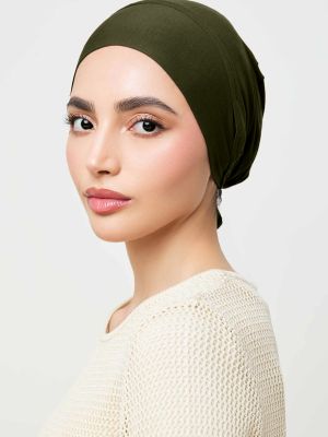 TURKISH SCARF UNDERCAP - ARMY GREEN