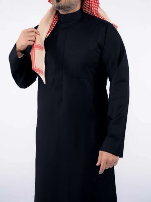 ASEEL WINTER THOBE - MIDNIGHT BLUE