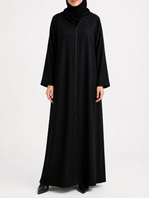BLACK ZIP ABAYA