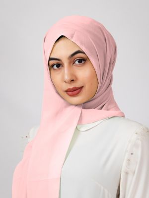 SHARQIAA CHIFFON - BABY PINK