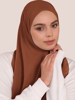 STRETCH CHIFFON - CINNAMON
