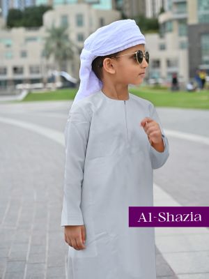 EMIRATI BOYS COTTON - POWDER BLUE