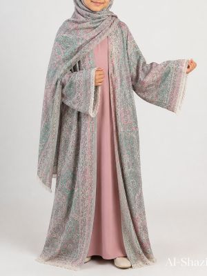 GIRLS PASHMINA THROW - TEAL