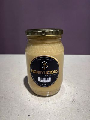 GLASS RAW HONEY