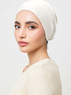 TURKISH SCARF UNDERCAP - IVORY