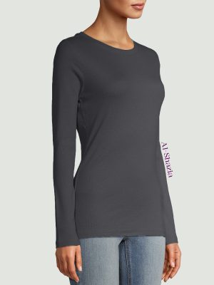 LADIES TOP INNER - CHARCOAL