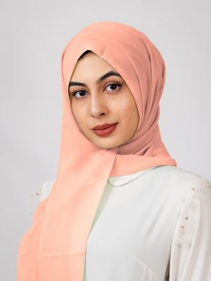 SHARQIAA CHIFFON - PEACH