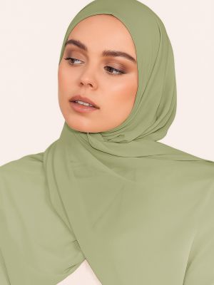 STRETCH CHIFFON - PISTACHIO