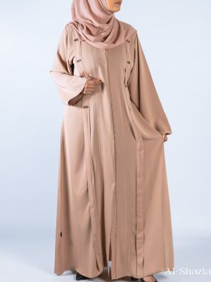 PLEATED BUCKLE - NUDE