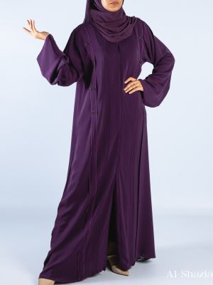 PLEATED BUCKLE - VIOLET