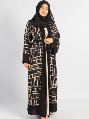 BLACK & GOLD AZTEC THROW