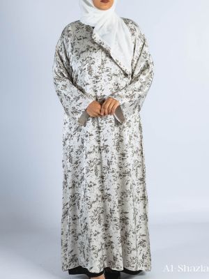 CAMO ABAYA-IVORY