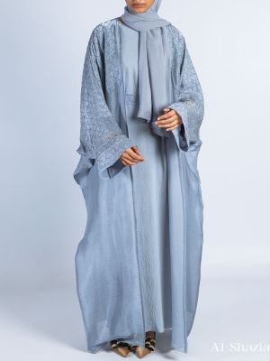 DOUBLE CAPE  FARASHA - ICE BLUE