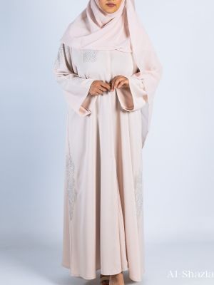 CLOVER SHOULDER HANDWORK - CHAMPAGNE PEACH