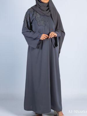 CLOVER SHOULDER HANDWORK - CHARCOAL