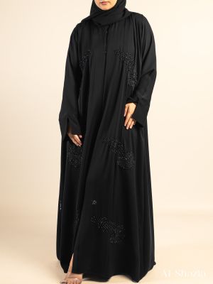 BEDOON ESSM BLACK HANDWORK - ZAHRAH