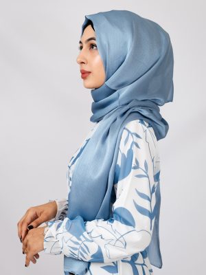 TURKISH CRINKLE SILK - Endless sky