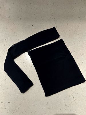 SHORT TIE UP WITH ELASTIC - 20CM