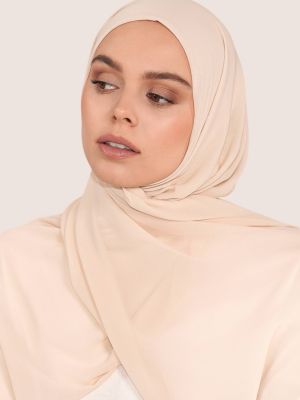 STRETCH CHIFFON - STONE