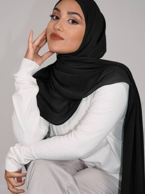 LUXURY CHIFFON - BLACK