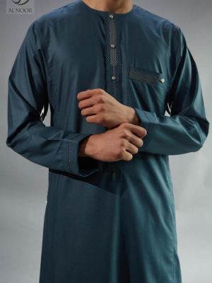 AL NOOR EMIRATI GEOMETRIC WEAVE - TEAL