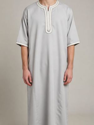 MOROCCAN THOBE - LIGHT GREY