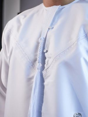 EMIRATI WITH TASSEL - WHITE