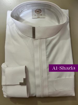 AL NOOR CUFF EMBLEM - WHITE/SILVER