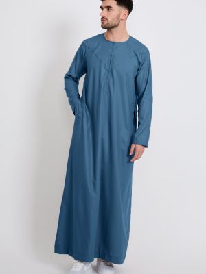 EMIRATI COTTON - MARINE BLUE